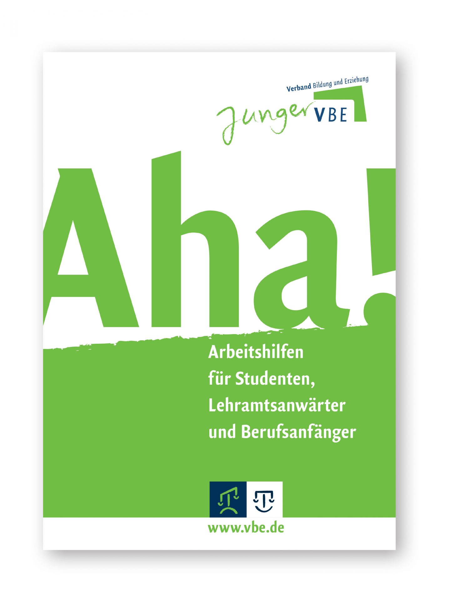 Titelseite der Informations-Broschüre AHA - Typoly